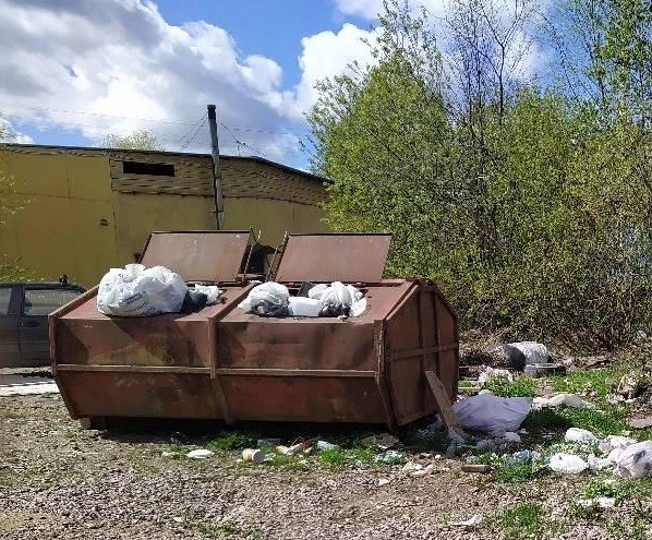 «Много мусора»: антисанитария на контейнерных площадках Петербурга возмутила горожан