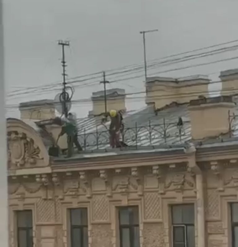 «Цирк уехал, клоуны остались»: жители Петербурга посмеялись над очередной репетицией уборки снега