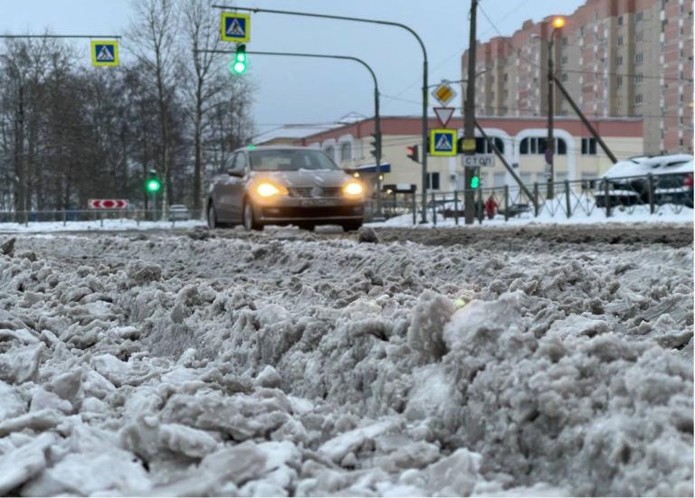 Жители Петербурга готовятся к Новому году в неубранном от снега городе — СМИ